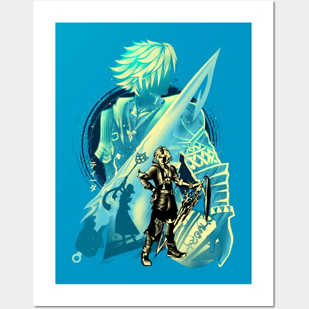 Blitzball Boy Tidus Wall Art by plonkbeast